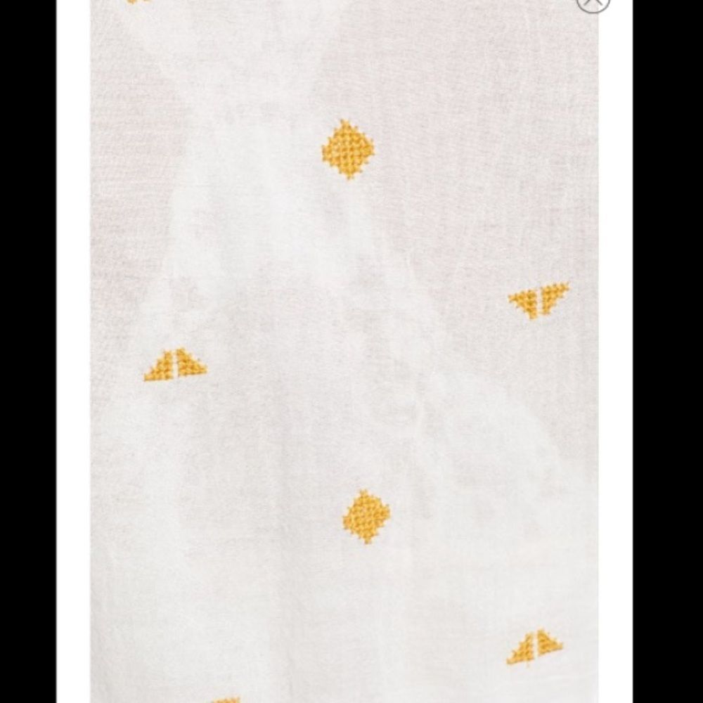 NWT Lucky romantic embroidered top - Picture 5 of 6